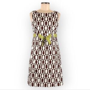 Jessica Howard Geometric Design Sleeveless Sheath Dress